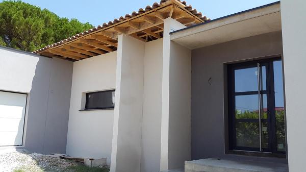 Rénovation façades à Laudun-l'Ardoise
